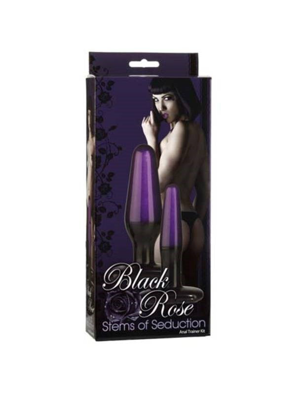 Black Rose Stems of Seduction Butt Plug - - Sex Kits