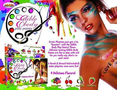 Edible Body Paints - Massage Oils and Lubricants