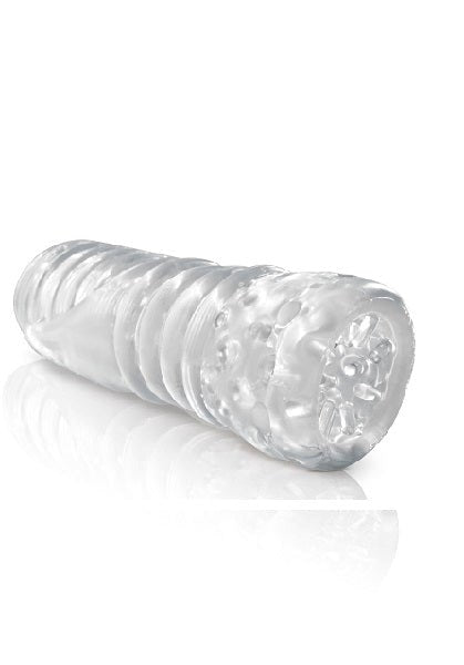 Pipedream Extreme Crystal Tickler Realistic Stroker - Glass Sex Toys