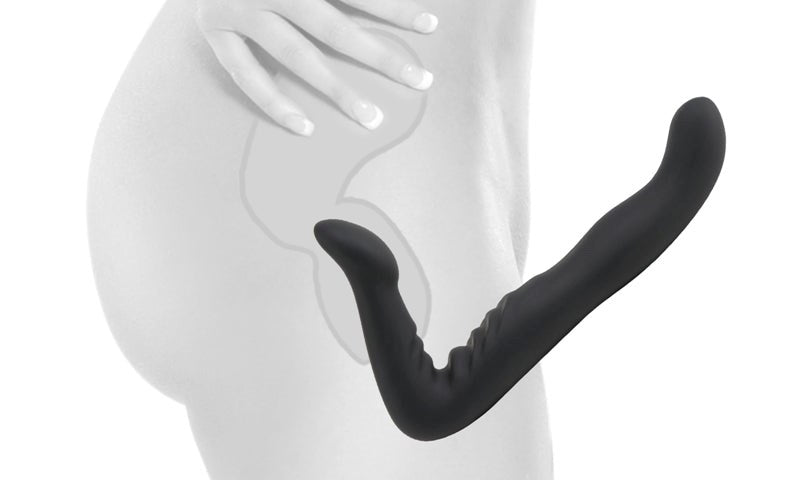 Fetish Fantasy Elite Strapless StrapOn 8 in. Black - - Strap On Sextoys