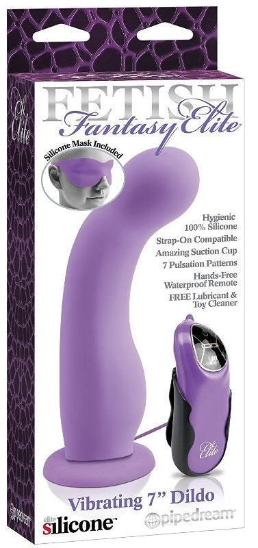 Fetish Fantasy Elite Vibrating 7 Inch Silicone Dildo - Realistic Dildos