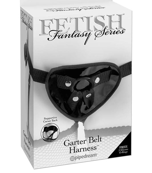 Fetish Fantasy Series Strap-on Garter Belt Harness Set - Strap On Sextoys