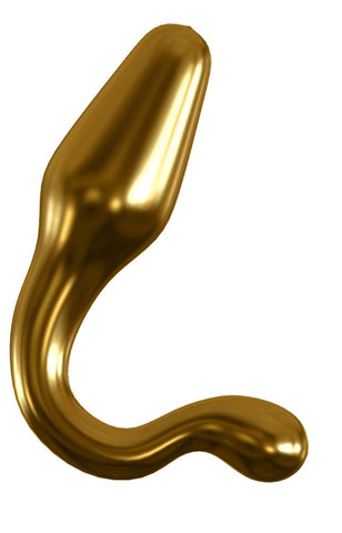 Pipedream Icicles Gold Edition G12 Glass Butt Plug - Glass Sex Toys