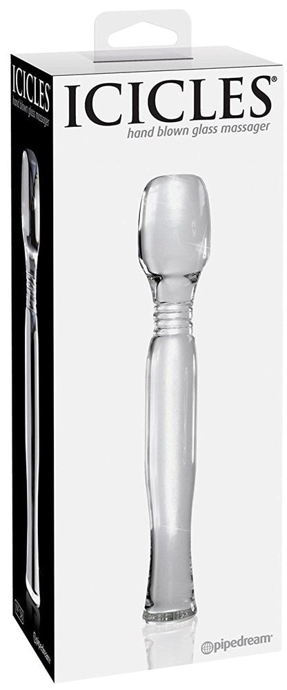 Icicles No 58 Glass Body Wand - - Glass Sex Toys