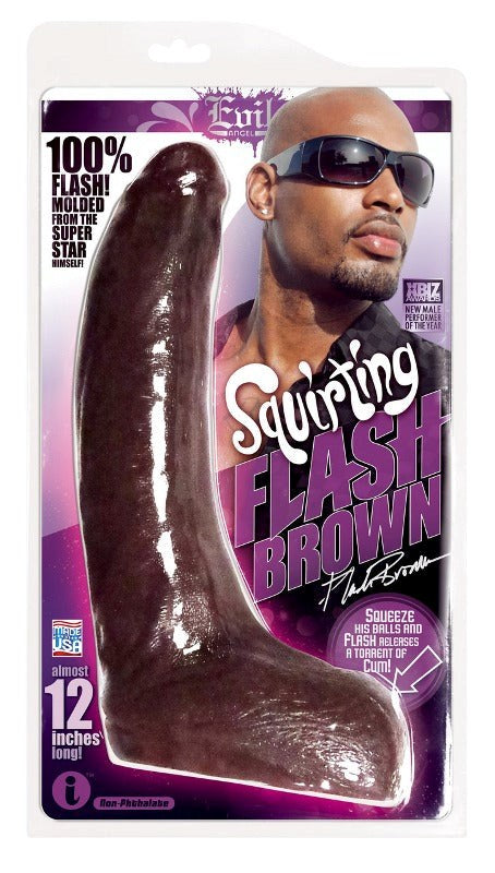 Icon Male Flash Brown Squirting Cock - Realistic Dildos