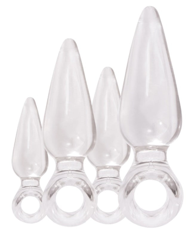 Jolie Trainer Kit - Clear Butt Plug Set - - Sex Kits