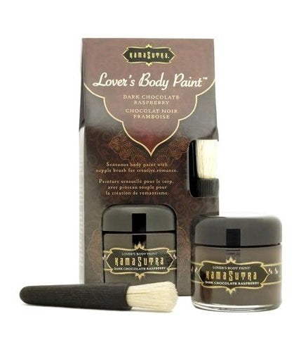 Kama Sutra Lovers Body Paint Dark Chocolate Raspberry - Massage Oils and Lubricants