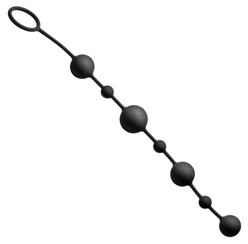 Linger Graduated Silicone Anal Beads - - Anal Beads and Balls