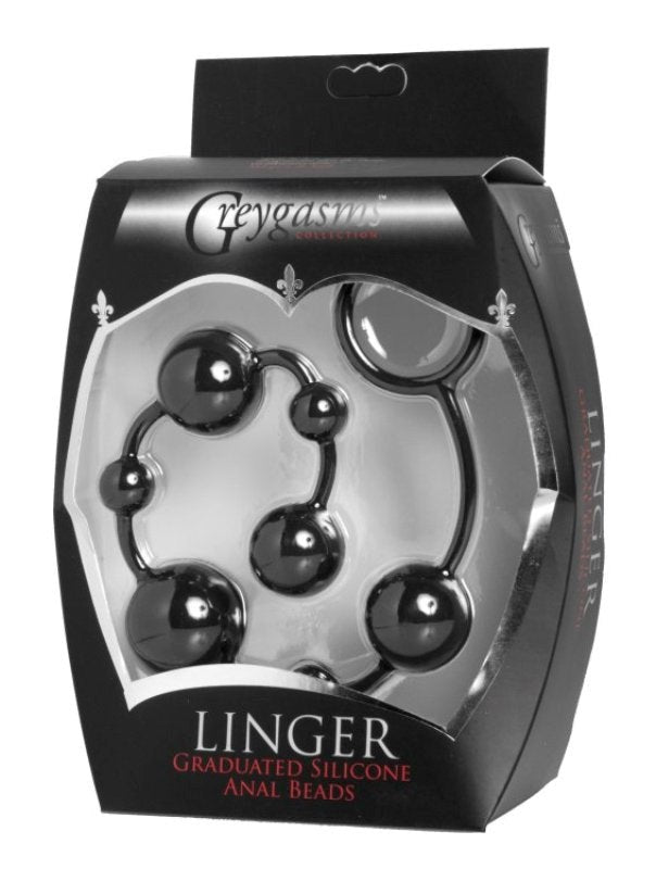 Linger Graduated Silicone Anal Beads - - Anal Beads and Balls