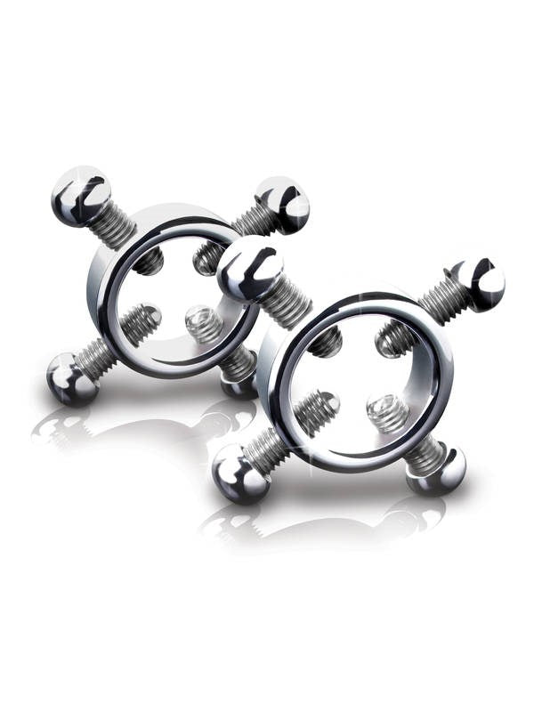 Metal Worx Nipple Screws Women Adult Toy - - Breast and Nipple Toys