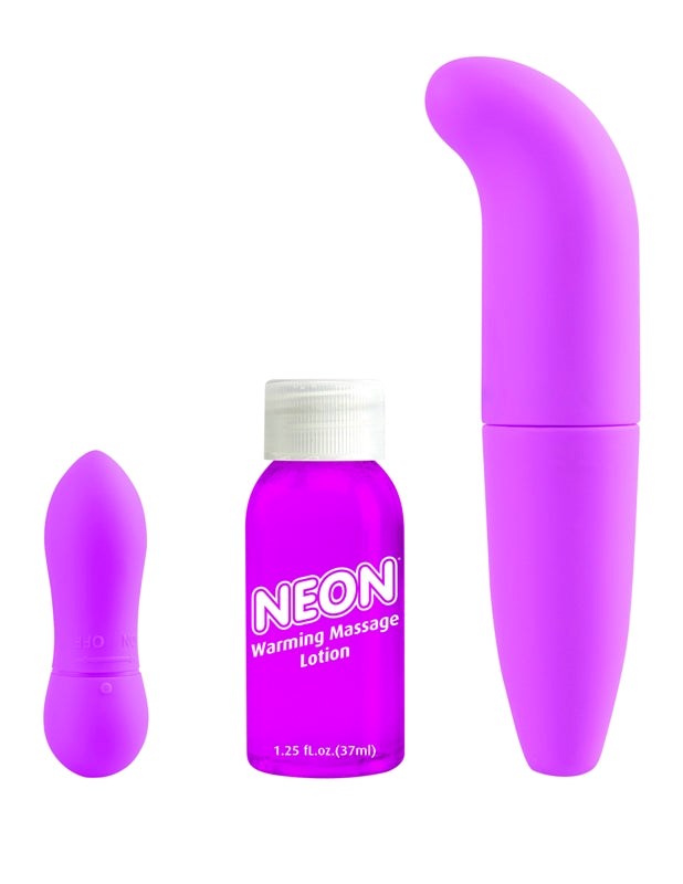 Neon Luv Touch Fantasy Kit Purple - - Sex Kits