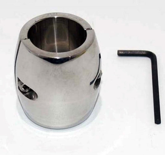 Oval Ball Steel Stretcher Weights XL - Steel Sex Toys