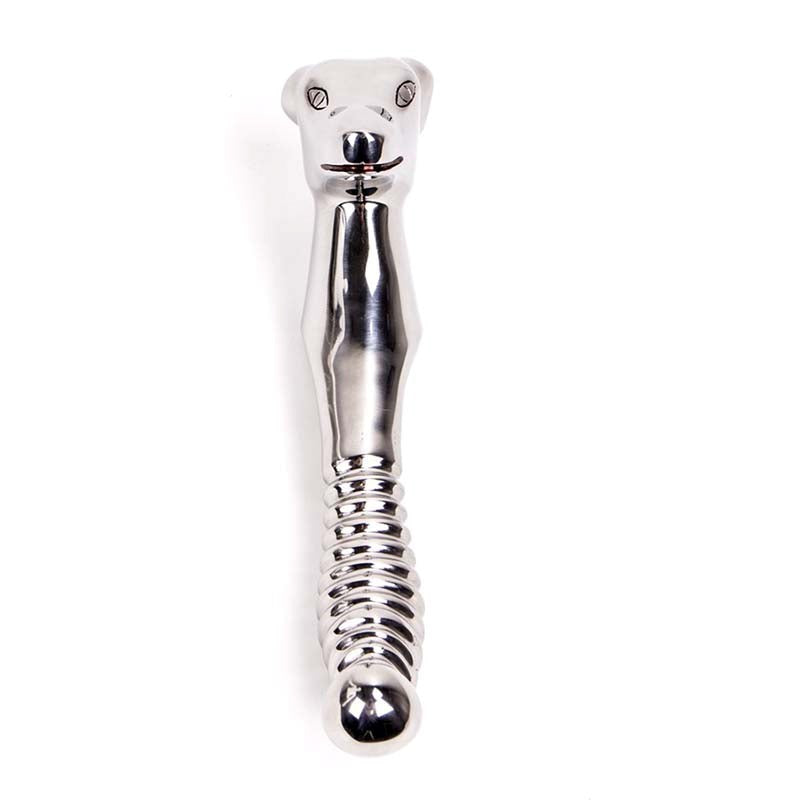 Puppy Play Prostate Stimulator - - Steel Sex Toys