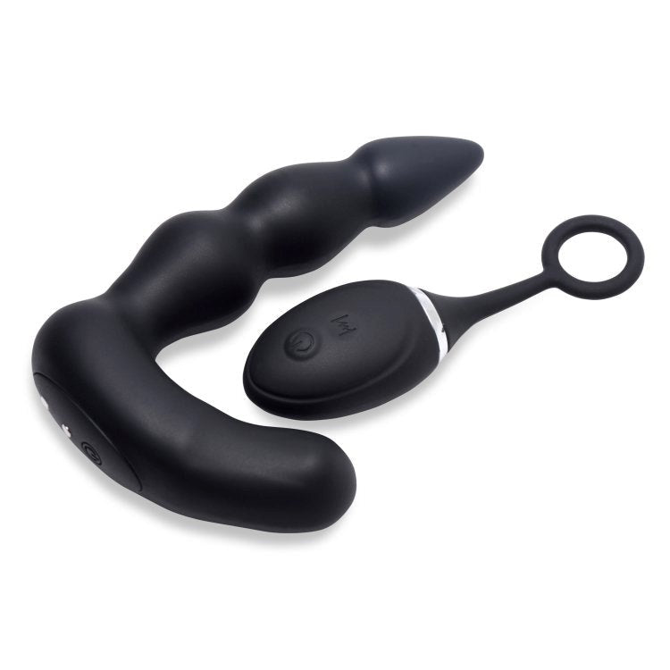 Radar 12 Mode Remote Control Silicone P-spot Plug - - Sex Kits