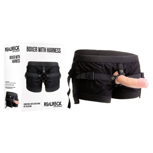 Realrock Boxer With Harness - - Strap On Sextoys