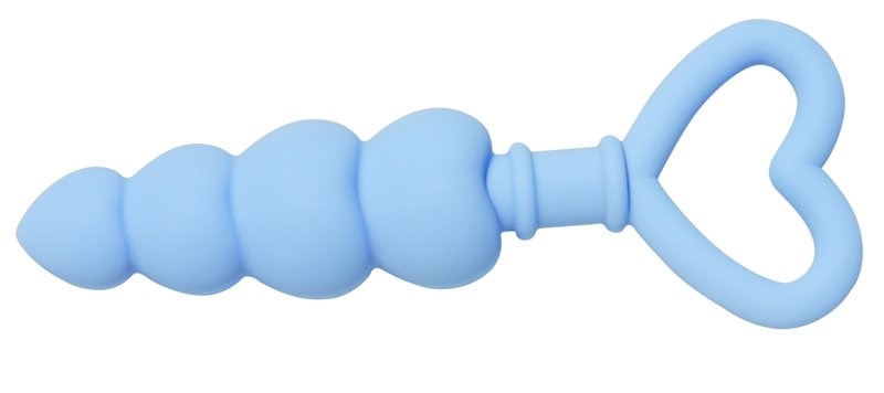 Sex in the Shower Silicone Heart Beads - - Anal Beads and Balls