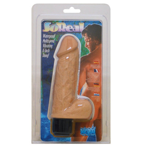 So Real 6 Inch Realistic Vibrating Dong - Realistic Dildos