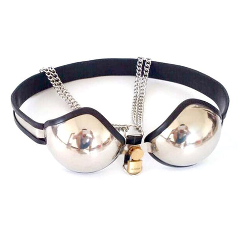 Stainless Steel Bra - Steel Sex Toys