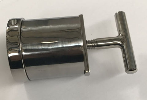 Steel Ball Flask & Crusher - Steel Sex Toys