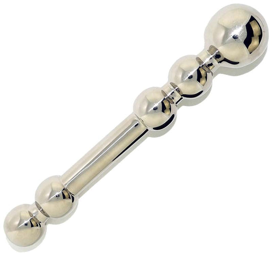The Brit Surgical Steel Kegel Exercizer Barbell - Steel Sex Toys