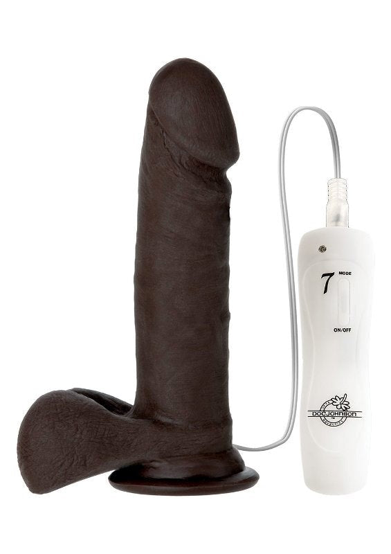 The Vibro Realistic Cock with Balls UR3 6 inch - - Realistic Dildos