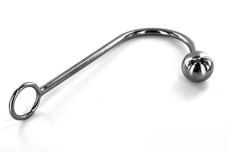 Well Hung Steel Anal Hook - - Anal Beads and Balls