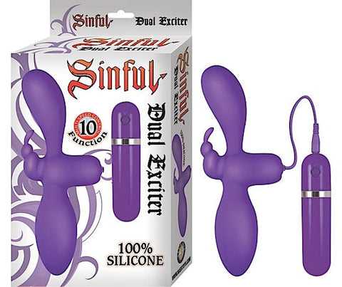 Nasstoys Sinful Dual Stimulator - Elevated Ecstasy - Rabbit Vibrators