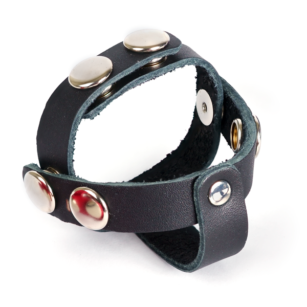 Premium Leather Cock and Ball Divider - Adjustable Comfort and Pleasure - Ball and Cock Toys