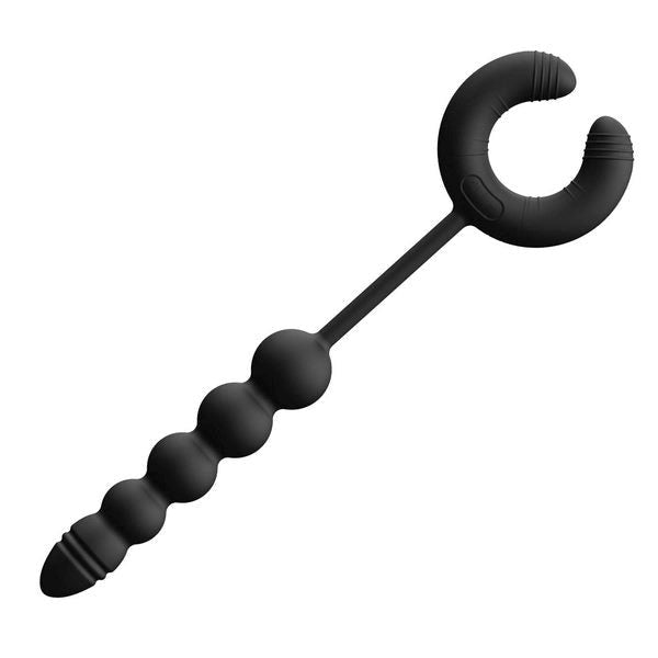 Dual Pleasure Powerhouse - ATOMIC Vibrating C-Ring and Prostate Massager - Prostate Toys