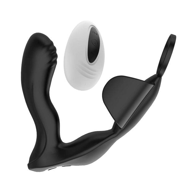 Nasstoys Dual-Motor P-Spot Massager - Heating, Vibrations, and Cock Ring - Prostate Toys