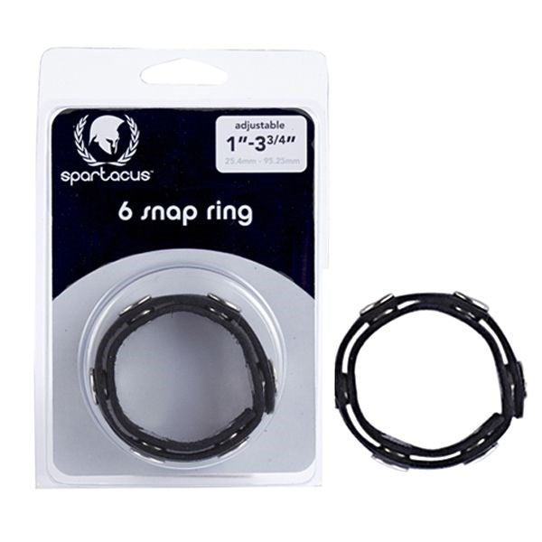 Spartacus Adjustable Leather Penis Ring - Comfort and Control - Cock Rings