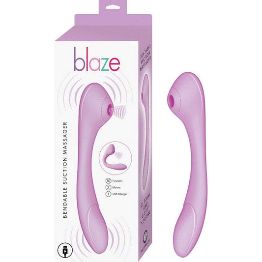 Nasstoys Blaze - Flexible USB Massager with Dual Stimulation - Clit Ticklers and Pulsators