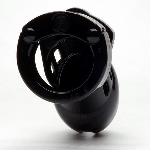 CB 6000 Small Black Polycarbonate Male Chastity Cock Cage Kit - Male Chastity