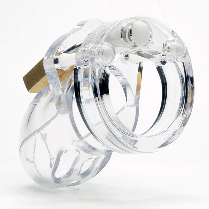 CB Mr Stubb Clear Male Chastity Cock Cage Kit - Male Chastity