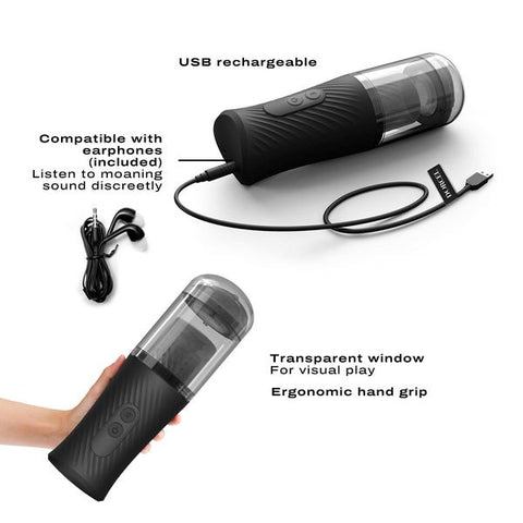 DORCEL Mountable Thrust-Blow Masturbator - Hands-Free Pleasure - Masturbators and Strokers