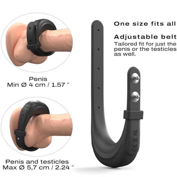 DORCEL Vibrating Comfort-Fit Cock Ring - Heighten Pleasure - - Vibrating Cock Rings