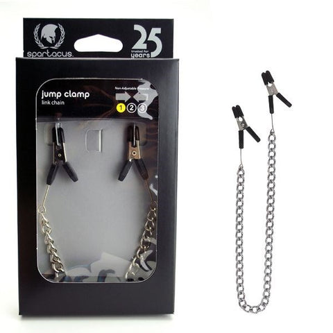 Spartacus Endurance-Jump Nipple Clamps - Powerful Stimulation, Comfort-Focused Design - Nipple and Clit Clamps