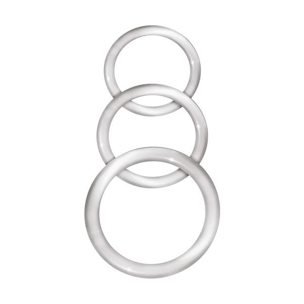 Nasstoys ENHANCER - Versatile Silicone Cockring Trio - - Cock Ring Sets
