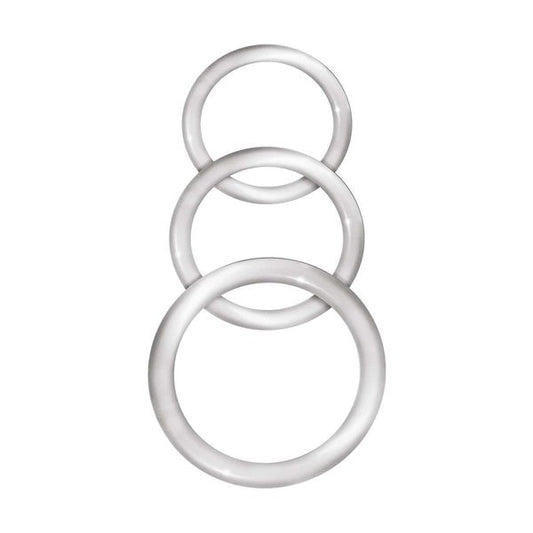 Nasstoys ENHANCER - Versatile Silicone Cockring Trio - Cock Ring Sets