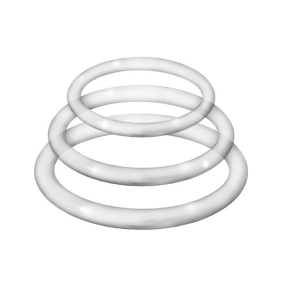Nasstoys ENHANCER - Versatile Silicone Cockring Trio - - Cock Ring Sets