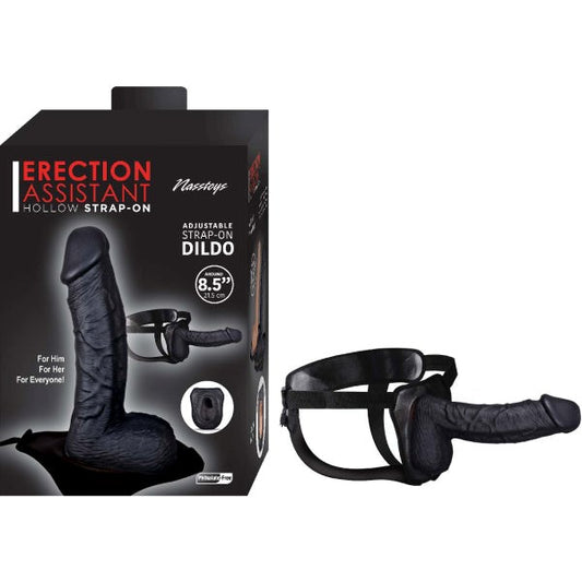 The ERECTION ASSISTANT - Adjustable Hollow Strap-On for Heightened Stimulation - Strap On Sextoys