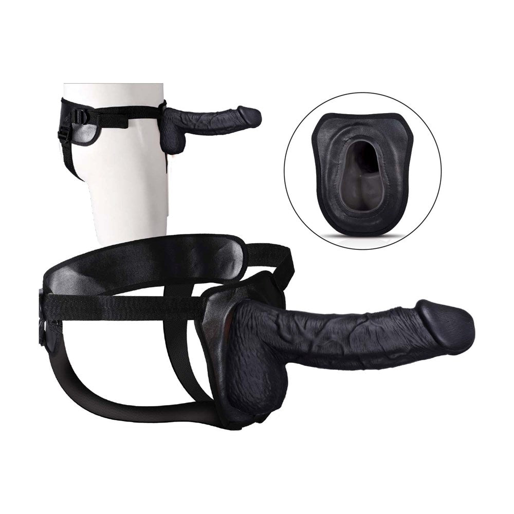 The ERECTION ASSISTANT - Adjustable Hollow Strap-On for Heightened Stimulation - - Strap On Sextoys