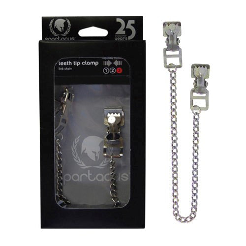 Spartacus Extremeline Toothy Metal Nipple Clamps - Nipple and Clit Clamps