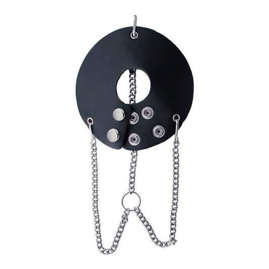 Spartacus Leather Parachute Weight Ball Stretcher - Heighten Sensations - Ball Stretchers and Crushers