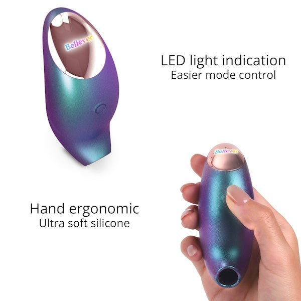 Love To Love Believer - Rechargeable Ergonomic Flapping Pleasure Device - - Clit Ticklers and Pulsators