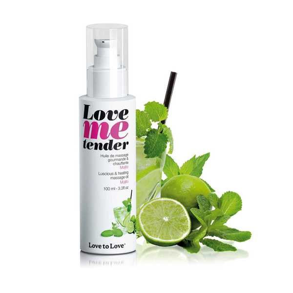 LOVE TO LOVE Mojito-Infused Warming Massage Oil - - Massage Oils and Lubricants