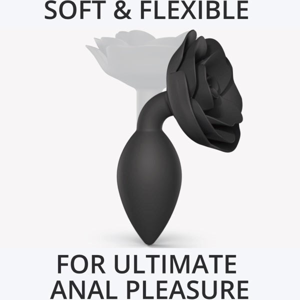 OPEN ROSES - Elegant Silicone Anal Pleasure Plug - - Butt Plugs