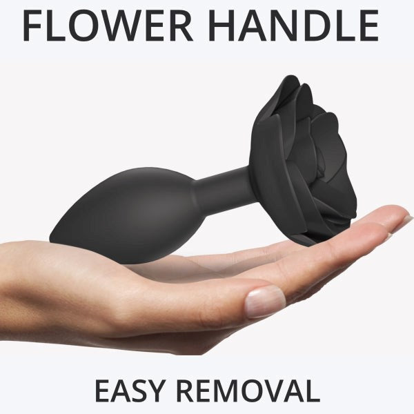 OPEN ROSES - Elegant Silicone Anal Pleasure Plug - - Butt Plugs