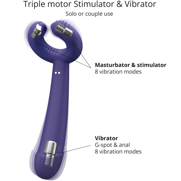 LOVE TO LOVE Please Me - Multifunctional Vibrating Pleasure Ring - - Sex Toys For Couples
