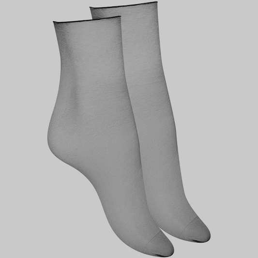 Maison Close Elegant Cut-and-Curl Sheer Socks - Fancy Dress Ups